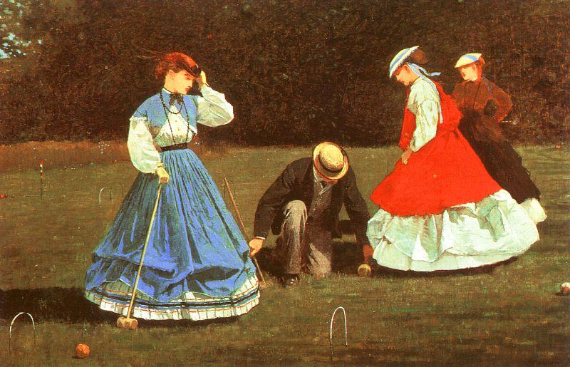 Winslow Homer The Croquet Game china oil painting image